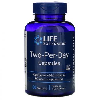 Life Extension Витамины Two-Per-Day 60 капсул
