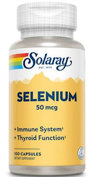 Solaray Selenium Organically Bound (Селен) 50 мкг 100 капсул