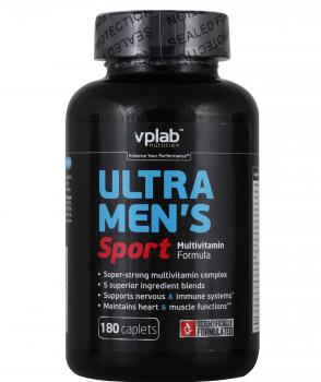 VPLab Ultra Men’s Sport Multivitamin Formula 180 каплет
