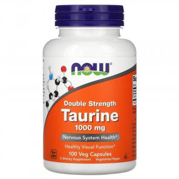 NOW Taurine (Таурин) 1000 мг 100 капсул