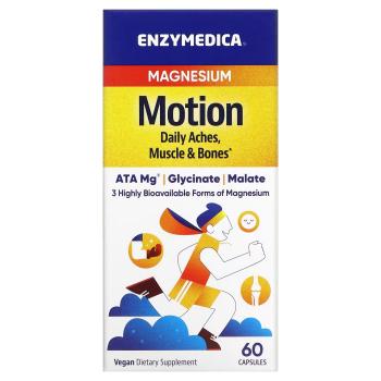 Enzymedica Magnesium Motion (малат и глицинат магния) 60 капсул
