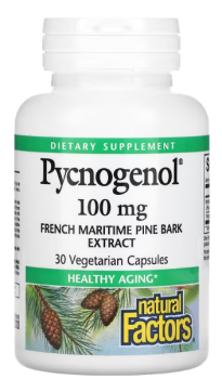 Natural Factors Pycnogenol (Пикногенол) 100 мг 30 вег капсул