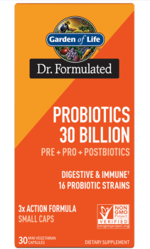 Garden of Life Dr. Formulated Probiotics 30 Billion (пробиотики 30 миллиардов КОЕ) 30 мини вег капсул