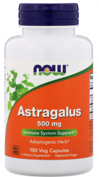 Now Foods Astragalus 500 мг 100 капсул