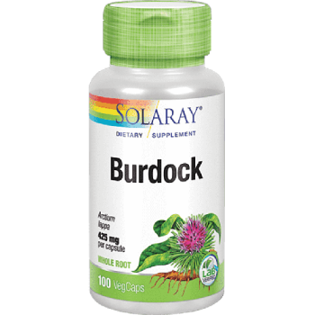 Solaray Burdock Root (Органически выращенный лопух) 425 мг 100 капсул