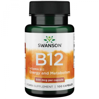Swanson Vitamin B-12 (Витамин B12) 500 мкг 100 капсул
