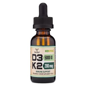 Double Wood Supplements D3 + K2 Liquid Drops 30 мл (1 жидкая унция)