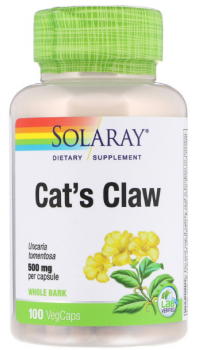 Solaray Cat's Claw (Кошачий коготь) 500 мг 100 капсул