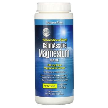 NaturesPlus KalmAssure Magnesium Powder (Магний в виде порошка KalmAssure) без ароматизаторов 400 мг