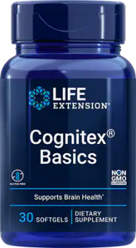 Life Extension Cognitex® Basics (Добавка для здоровья мозга) 30 гелевых капсул