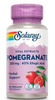 Solaray Guaranteed Potency Pomegranate Fruit Extract (Экстракт граната) 200 мг 60 капсул