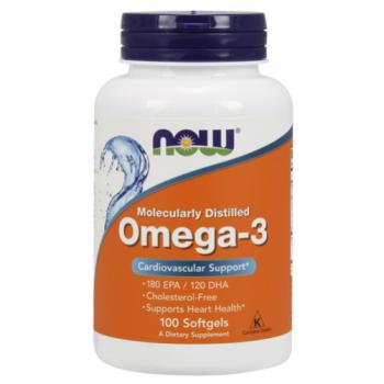 NOW Omega-3 1000 мг 100 капсул