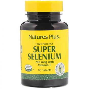 Nature's Plus Super Selenium супер селен 200 мкг 90 таблеток