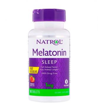Natrol Melatonin 1 мг 90 таблеток Fast Dissolve