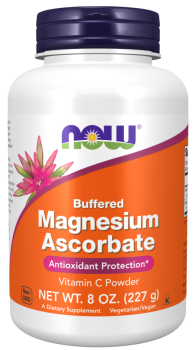 NOW Magnesium Ascorbate Pure Buffered (Чистый буферизованный аскорбат магния) 227 г
