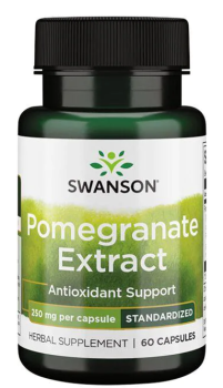 Swanson Pomegranate Extract (экстракт граната - стандартизированный) 250 мг 60 капсул, срок годности 07/2024