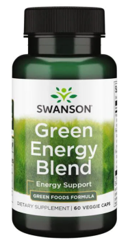 Swanson Green Energy Blend (смесь зеленой энергии) 60 вег капсул