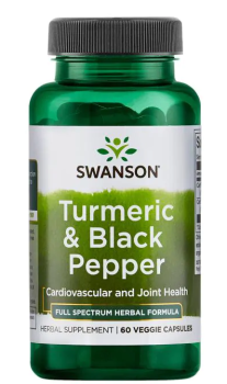 Swanson Turmeric & Black Pepper (куркума и черный перец) 60 капсул