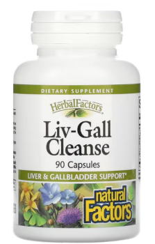 Natural Factors Liv-Gall Cleanse (Поддержка печени и желчного пузыря) 90 капсул