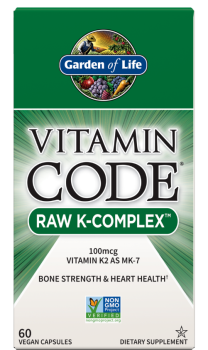 Garden Of Life Vitamin Code Raw K Complex (Сырой витамин К-комплекс) 60 вег капсул