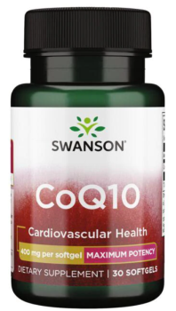 Swanson Coq10 (Коэнзим Q10) 400 мг 30 капсул, срок годности 11/2023