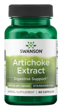 дубль Swanson Artichoke Extract Standardized (Экстракт артишока стандартизированный) 250 мг 60 капсул
