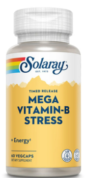 Solaray Mega B-Stress Time Released 60 вег капсул