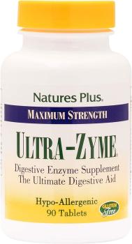 NaturesPlus Ultra Zyme (Пищевая поддержка для здорового пищеварения и общего самочувствия) 90 таблеток