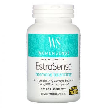Natural Factors WomenSense EstroSense Hormone Balancing (Средство для поддержания гормонального баланса) 60 капсул