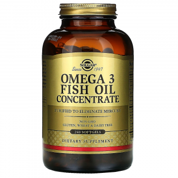 Solgar Omega-3 Fish Oil Concentrate 1000 мг 240 капсул