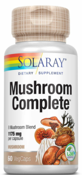 Solaray Mushroom Complete (Комплексная добавка с грибами) 1175 мг 60 капсул