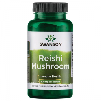 Swanson Reishu Mushroom (гриб рейши) 600 мг 60 капсул