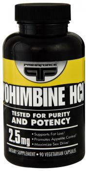 Primaforce Yohimbine HCl 2,5 мг 90 капсул