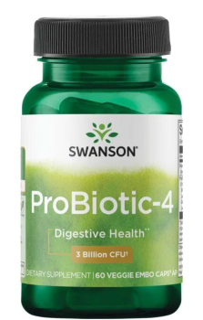 Swanson Probiotic-4 3 Billion CFU (Пробиотик - 4 3 млрд КОЕ)