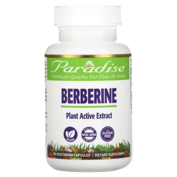 Paradise Herbs Berberine (берберин) 60 вегетарианских капсул