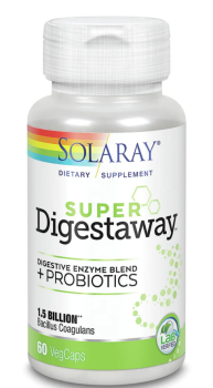 Solaray Super Digestaway Digestive Enzyme Blend & Probiotics 60 вег капсул