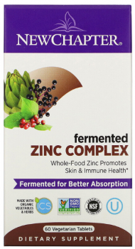 New Chapter Zinc Complex Fermented (Комплекс ферментированного цинка) 60 таблеток