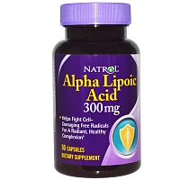 Natrol Alpha Lipoic Acid 300 мг 50 капсул