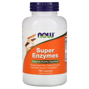 NOW Super Enzymes 180 капсул