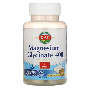 KAL Magnesium Glycinate 400 (Глицинат магния) 400 мг 60 капсул