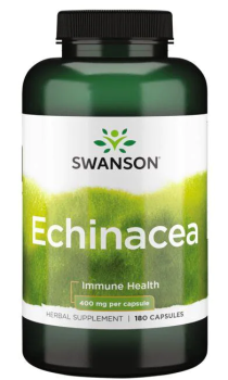 Swanson Echinacea (Эхинацея) 400 мг 180 капсул
