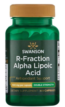 Swanson R-Fraction Alpha Lipoic Acid (Альфа-липоевая кислота R-фракции) 100 мг 60 капсул