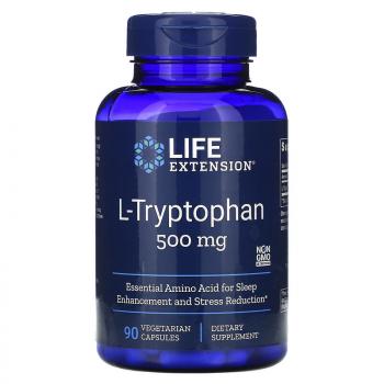 Life Extension L-Tryptophan (L-триптофан) 500 мг 90 капсул