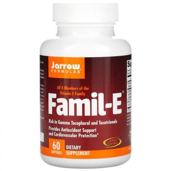 Jarrow Formulas Famil-E (Комплекс витаминов группы Е) 60 капсул