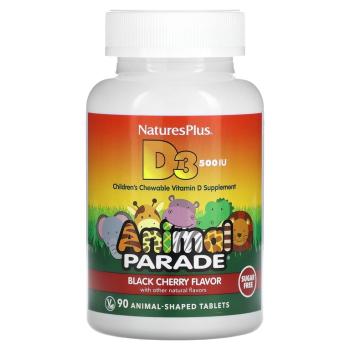 NaturesPlus Animal Parade Vitamin D3 500 ME 90 таблеток