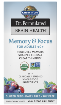 Garden Of Life Memory&Focus For Adults 40+ (Память и сосредоточенность для взрослых 40+) 60 вег таблеток