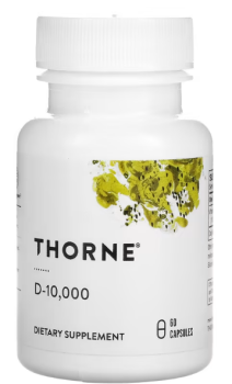 Thorne Research D-10 000 (Витамин D) 10 000 МЕ 250 мкг 60 капсул