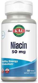 KAL Niacin (Ниацин) 50 мг 200 таблеток