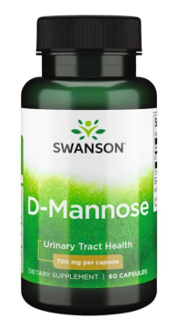 Swanson D-Mannose (D-манноза) 700 мг 60 капсул