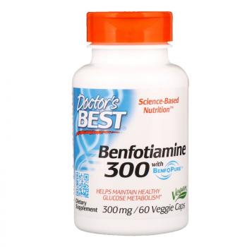 Doctor's Best Benfotiamine 300 with BenfoPure 300 мг 60 капсул